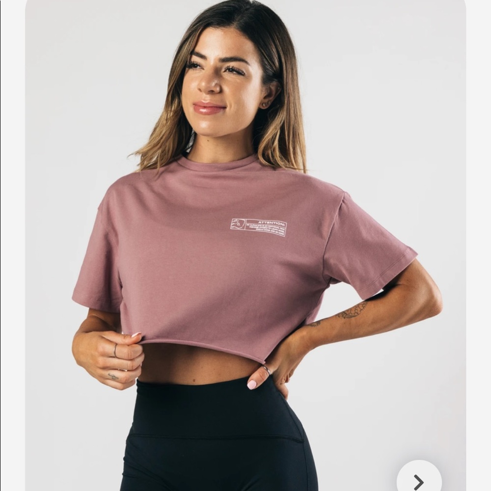 Alphalete Women Tectonic Short Sleeve Crop